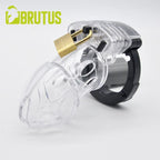 Brutus Alpha Chastity Cock Cage Clear