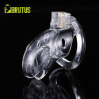 Brutus Shark Chastity Cock Cage Clear