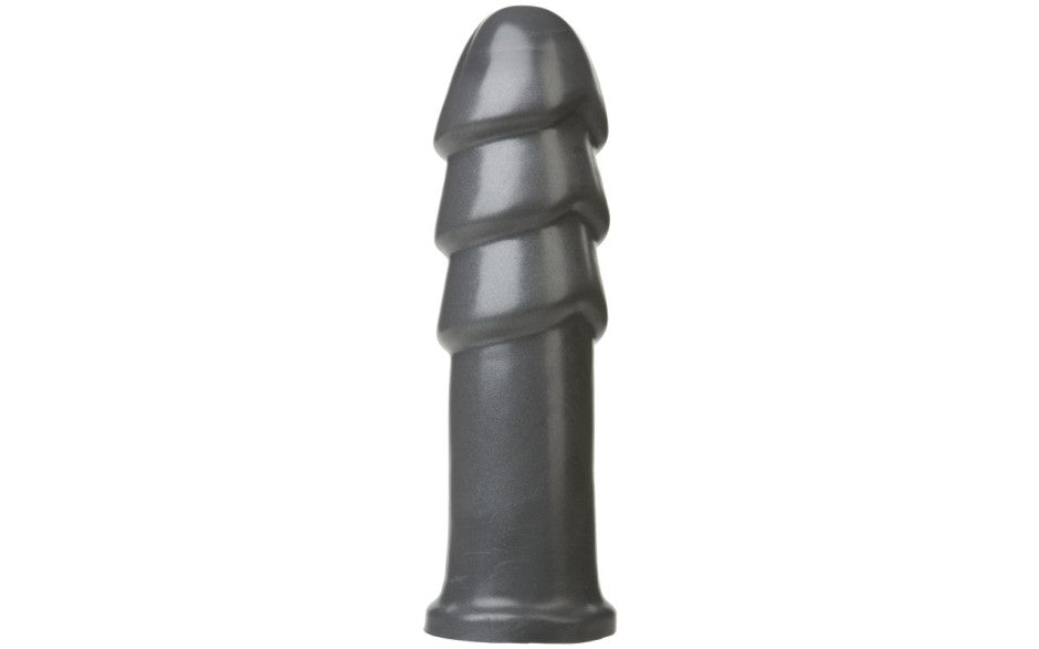 Doc Johnson American Bombshell B 10 Warhead Anal Dildo Gun Metal 10 Inch Secondary image