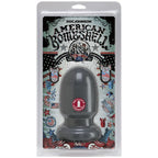 American Bombshell Shell Shock Small Anal Plug Gun Metal
