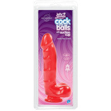 Doc Johnson Jelly Jewels Realistic Cock And Balls With Suction Cup Main image