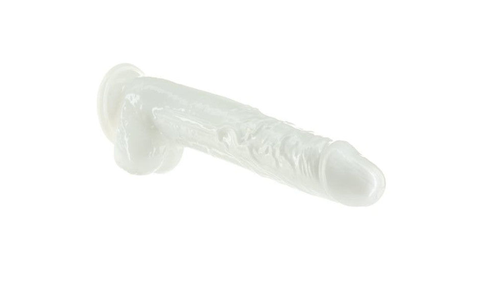 BMS Factory Addiction Pearl Suction Cup Realistic Dildo 8.5 Inch Pearl White BMS Factory Main image