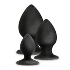 Anal Adventures Platinum Silicone Anal Stout Plug Kit