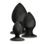 Anal Adventures Platinum Silicone Anal Stout Plug Kit