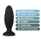 Anal Adventures Platinum Silicone Rocket Butt Plug