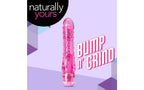 Blush Novelties Naturally Yours Bump N Grind Vibrating Dildo