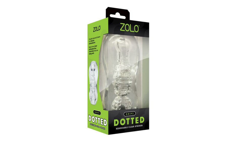 Zolo Gripz Dotted Mens Masturbator