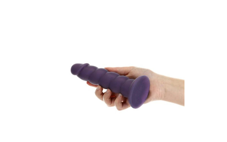 BMS Factory Addiction Unicorn Realistic Dildo 7 inch Purple BMS Factory Main image