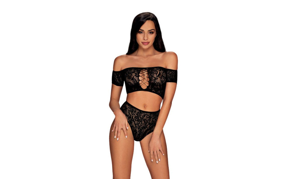 Obsessive Inessita Bra & Panty Set 2 Piece XL / XXL Obsessive