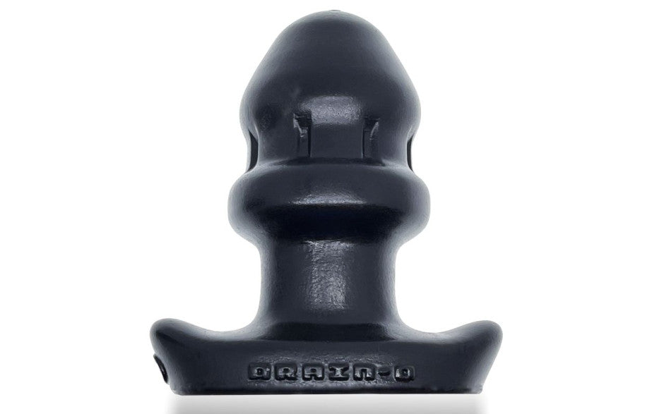 Oxballs Drain O Flow Thru Butt Plug Black Oxballs