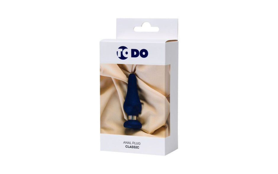 ToDo Silicone Anal Plug Classic Blue ToDo