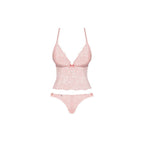 Obsessive Delicanta Top & Panties Pink S / M
