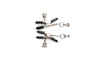 XR Brands Master Series Titty Taunter Nipple Clamps With Weighted Bead XR Brands