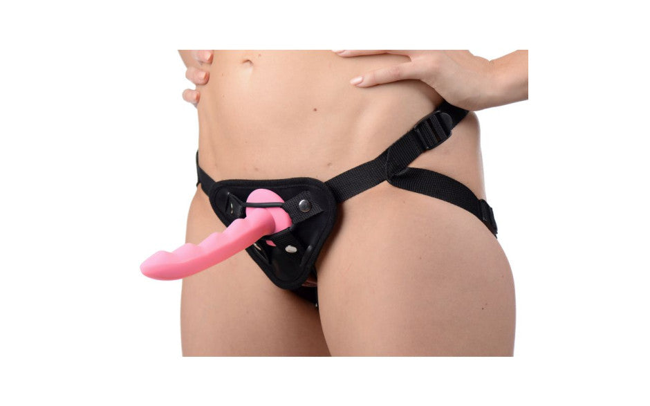 Strap U Ripples Realistic Silicone Dildo Secondary image