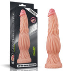 Lovetoy Nature Cock Dual Layer Huge ALIEN Silicone Dildo 9.5 Inch