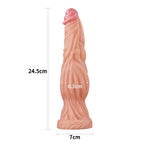 Lovetoy Nature Cock Dual Layer Huge ALIEN Silicone Dildo 9.5 Inch
