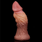Lovetoy Nature Cock Dual Layer Huge ALIEN Silicone Butt Plug Dildo 7 Inch
