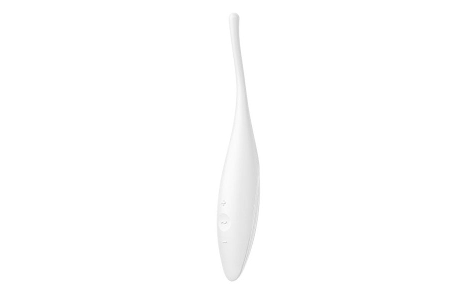 Satisfyer Twirling Joy Tip Stimulator App Controlled Circulating Vibrator White Secondary image