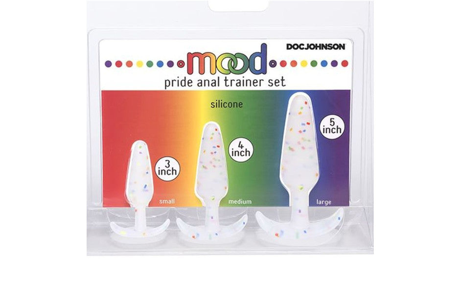 Doc Johnson Pride Silicone Anal Trainer Set Doc Johnson Main image