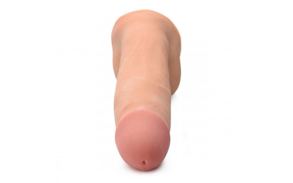 XR Brands Loadz Dual Density Squirting Dildo With Balls Reservoir 8 Inch XR Brands
