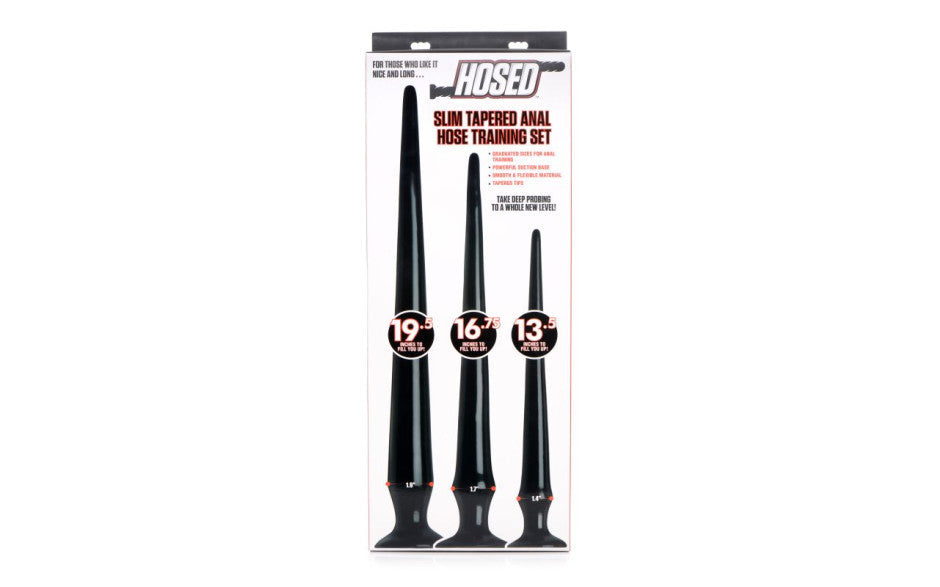 XR Brands Hosed Slim Tapered Anal Hose Training Set XR Brands Main image