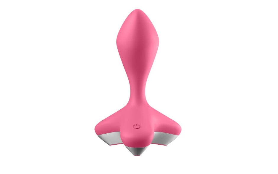 Satisfyer Game Changer Waterproof Silicone Vibrating Butt Plug Pink Satisfyer Main image