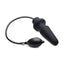 Master Series Ass Pand Large Inflatable Silicone Plug Black