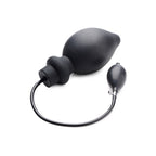 Master Series Ass Pand Large Inflatable Silicone Plug Black