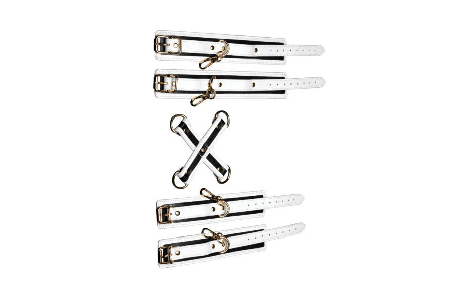 XR Brands Master Series Kink In the Dark Glowing Hog Tie Set Fluro Green Secondary image