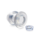 Master Series Ass Bung Clear Hollow Anal Dilator 4 Inch XL
