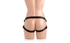 XR Brands Strap U Seducer Silicone Dildo With Harness 7 Inch Flesh XR Brands
