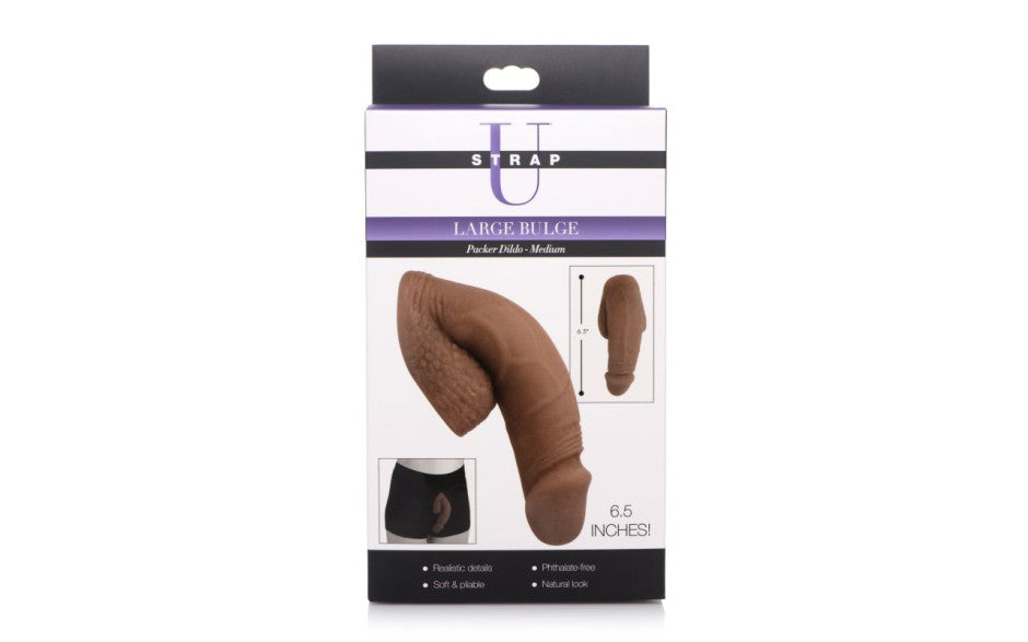 XR Brands Strap U Large Bulge Soft Packer Realistic Dildo Medium Tone XR Brands