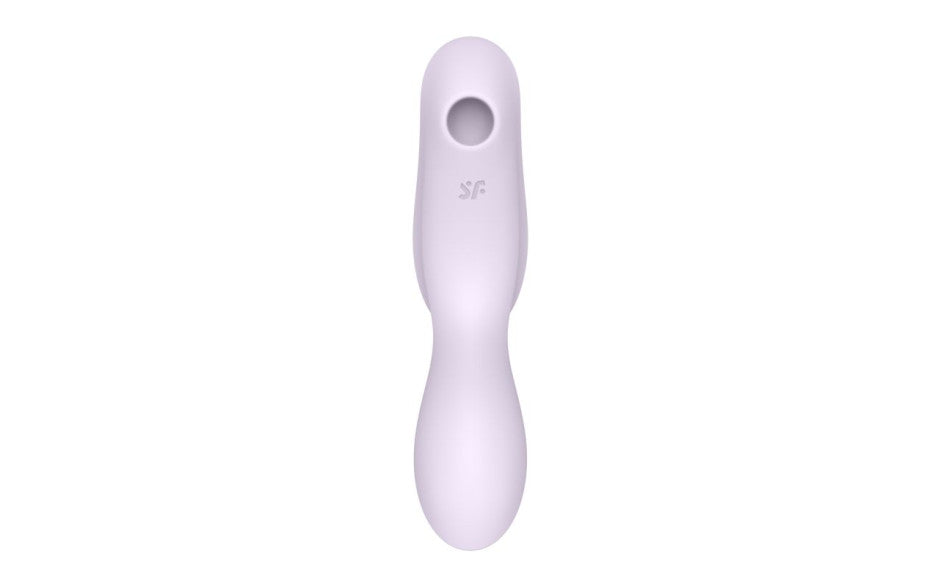 Satisfyer Curvy Trinity 2 Insertable Air Pulse Clitoral & G Spot Vibrator Violet Satisfyer
