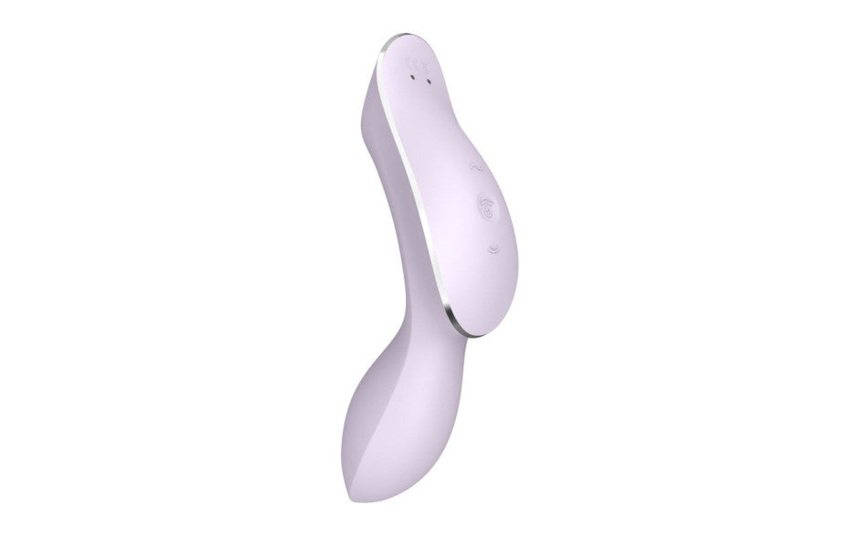 Satisfyer Curvy Trinity 2 Insertable Air Pulse Clitoral & G Spot Vibrator Violet Secondary image