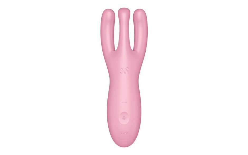 Satisfyer Threesome 4 App Controlled Lay On Vibrator Pink Satisfyer