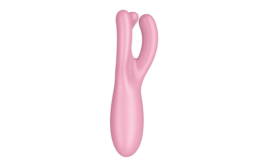 Satisfyer Threesome 4 App Controlled Lay On Vibrator Pink Satisfyer