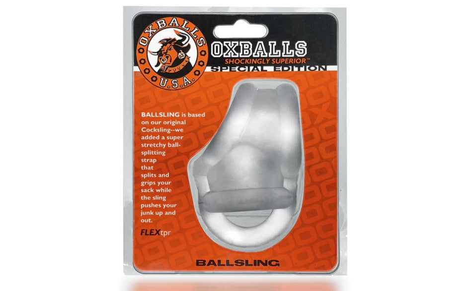 Oxballs Ballsling Ball Split Sling Clear Ice Oxballs