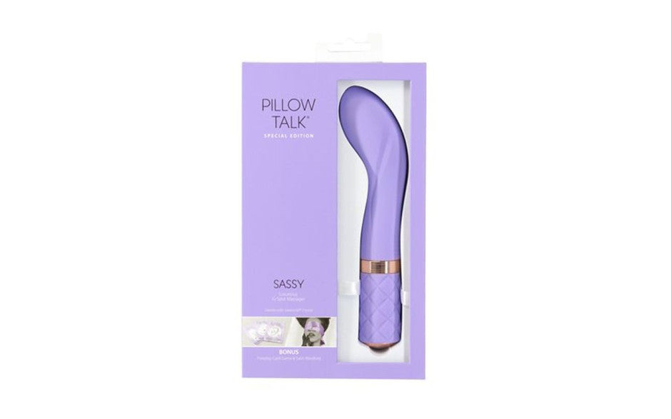 BMS Factory Pillow Talk Special Edition Sassy G Spot Vibrator Purple BMS Factory