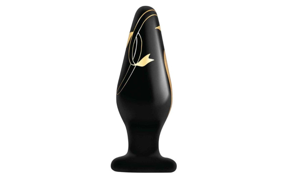 Secret Kisses Handblown Wide Glass Plug 4.5 Inch Secondary image