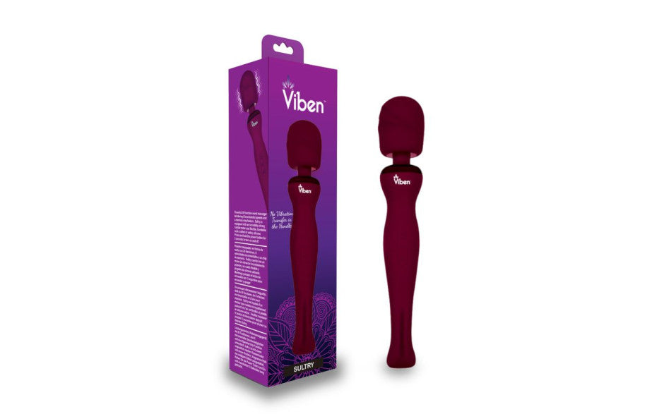 Viben Sultry Rechargeable Body Wand Massager Ruby Viben Main image