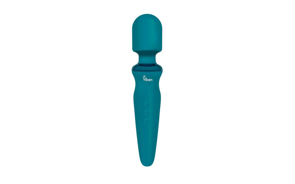 Viben Fierce Rechargeable Vibrating Wand Massager Ocean Viben