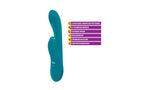 Viben Razzle Rechargeable Thumping Rabbit Massager Ocean Viben