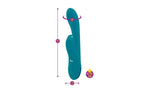 Viben Razzle Rechargeable Thumping Rabbit Massager Ocean Viben
