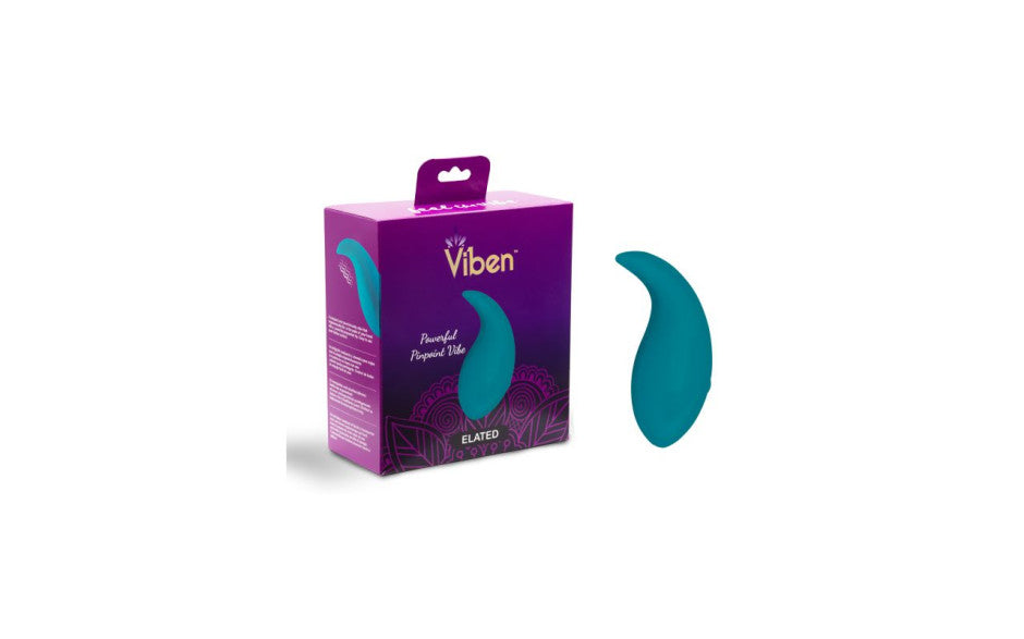 Viben Elated Pinpoint Rechargeable Vibrator Ocean Viben