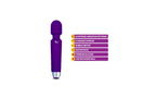 Viben Tempest 20 Function Travel Body Wand Massager Violet Viben