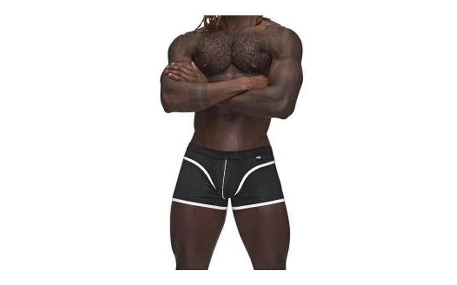 Male Power Sport Mesh Breathable Mens Mini Short Black XL Male Power Main image