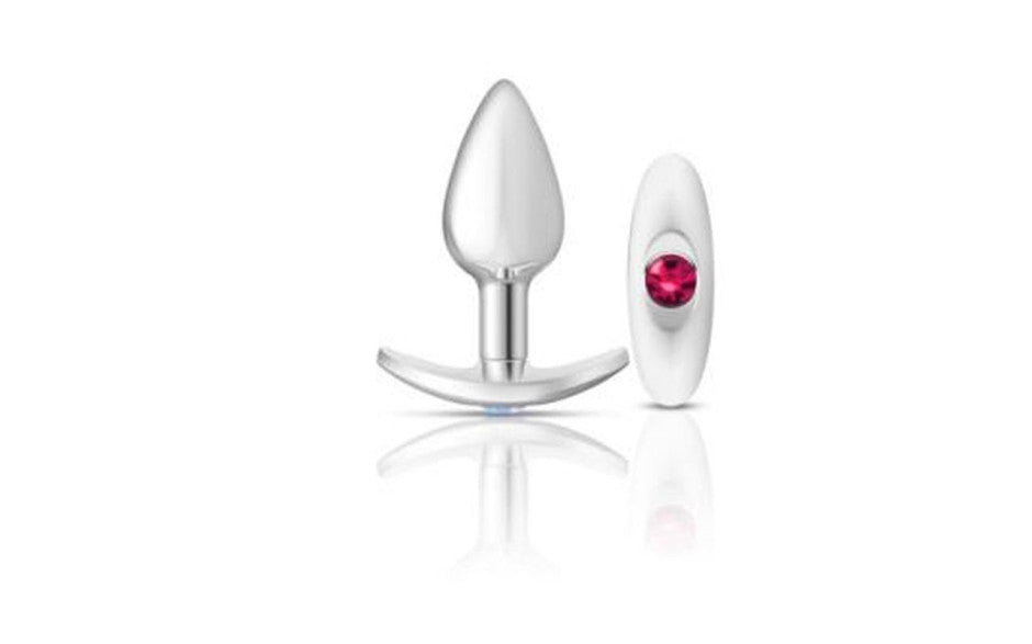Viben Cheeky Charms Silver Anchor Butt Plug With Jewel Kit