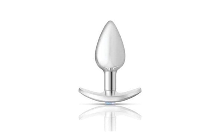 Viben Cheeky Charms Silver Anchor Butt Plug With Jewel Kit