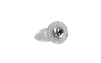 BMS Factory Pillow Talk Fancy Luxurious Glass Anal Plug With Clear Gem BMS Factory