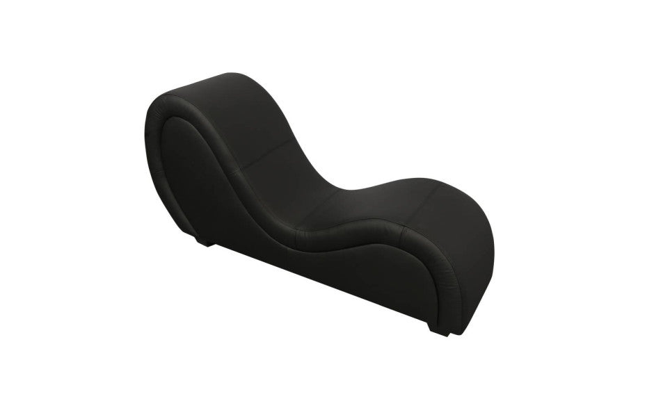 Daytona Kama Sutra Mebon Chaise Love Lounge Leather Black Daytona Main image